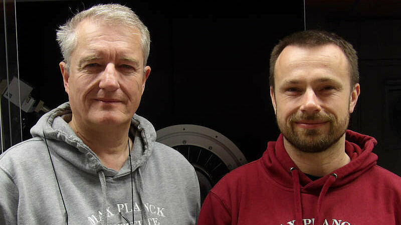 Photo Prof. Dr. Robert Dinnebier & Dr. Sebastian Bette